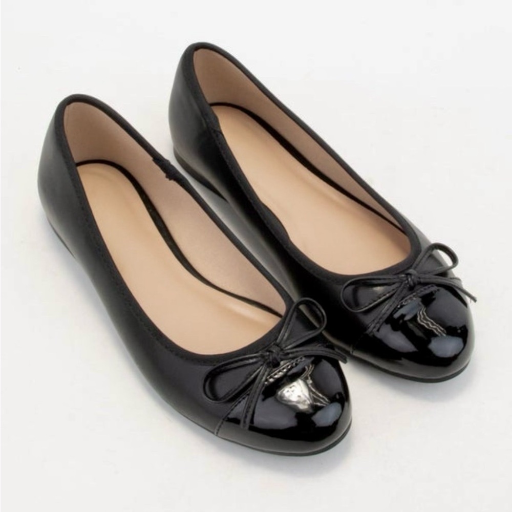 Black Timeless Classic Flats Brand Bamboo Size 7.5